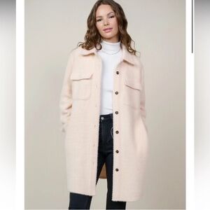 SKIES ARE BLUE | BLUSH SHACKET | KNEE LENGTH